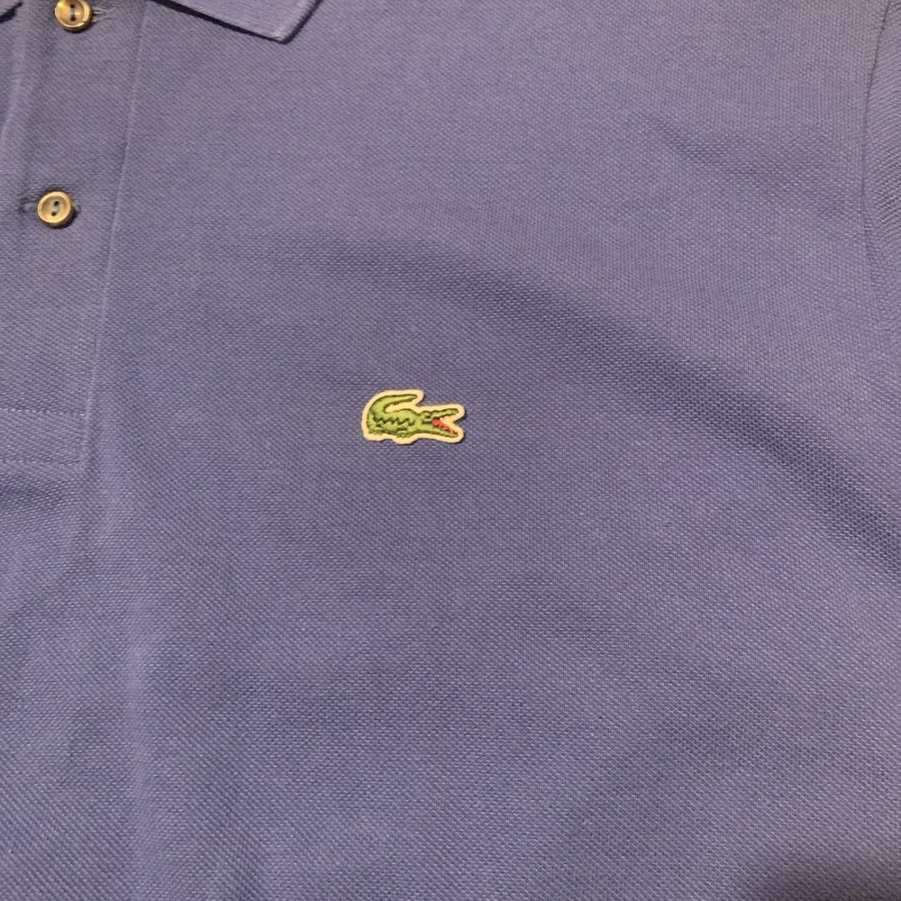 Lacoste Men's 9 4XL Blue Short Sleeve Golf Polo Shirt - Picture 2 of 3